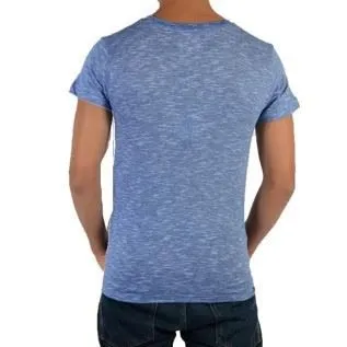 Tee Shirt Little Eleven Paris Katos SS Kate Moss Mixte - Bleu-3