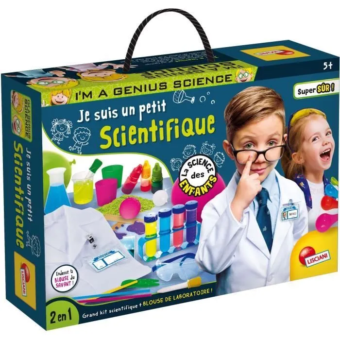 Jeu scientifique pour enfants - LISCIANI - Génius Science - Je suis un petit scientifique - A partir de 5 ans-0