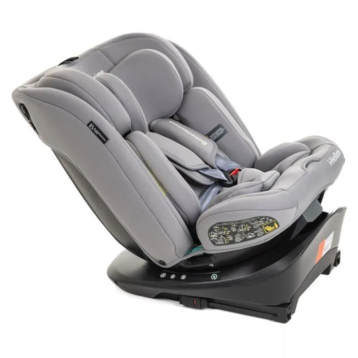 BEBELISSIMO - Siège auto Isofix - pivotant 360 ° -  40-150cm - (0-36kg) - Hellios - gray -R129 i-size-4