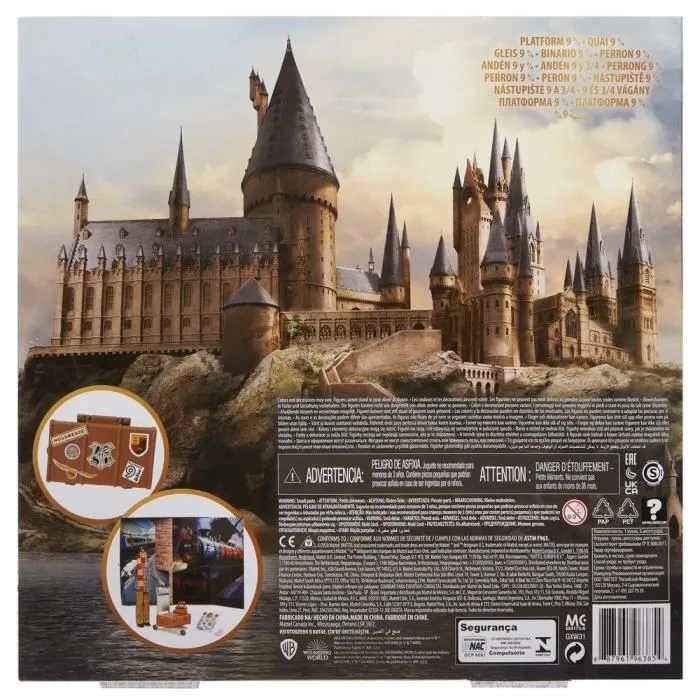 Harry Potter - Coffret Collector Quai 9 3/4, avec poupée et chouette Hedwige, bagages et accessoires - Poupée Figurine - Dès 6 ans-3