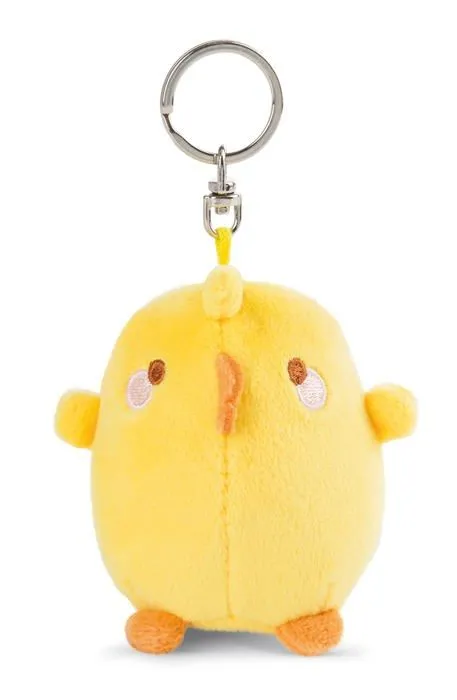 Peluche Nici - 47741 - Porte-cles Poussin PiuPiu Green 8 cm Jaune-0