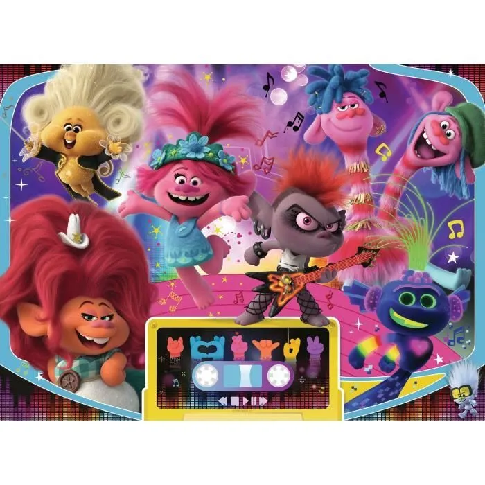 Puzzle 150 pièces XXL Les Trolls 2 - Ravensburger - Dessins animés et BD - Mixte-1