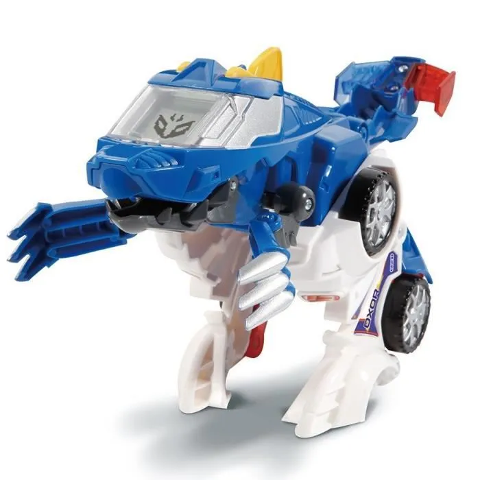 VTECH - Switch & Go Dinos - Oxor, Super Thérizinosaure (Voiture de Police)-1