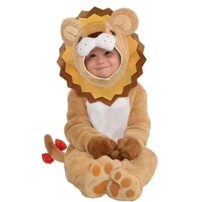Déguisement Lion Bébé - Animaux - Blanc - NO NAME - Mixte-0