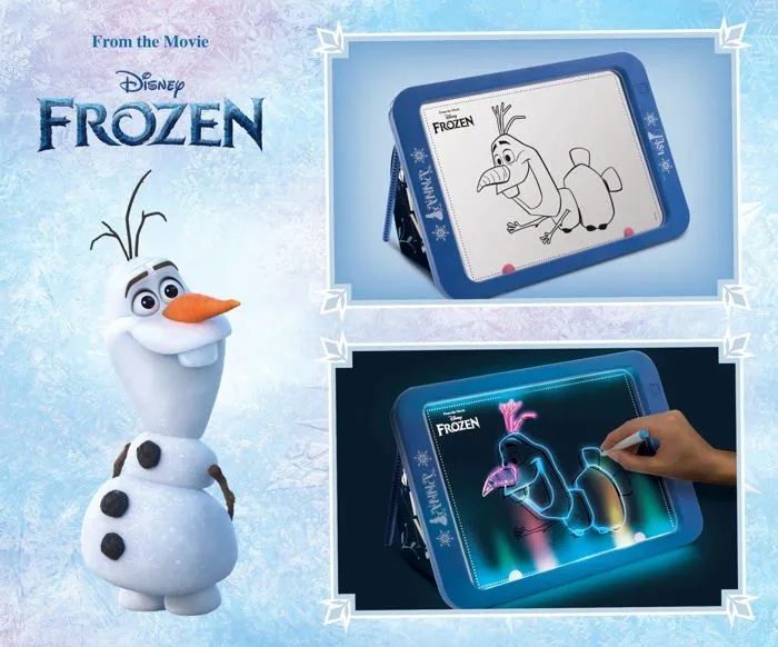 Ardoise enfant - ardoise magique Liscianigiochi - 92949 - FROZEN MAGIC LED BOARD-3