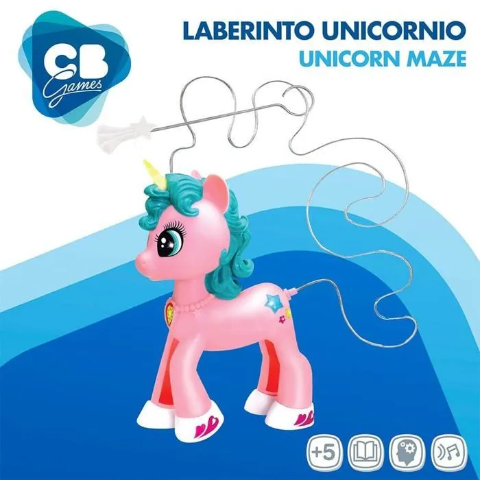 Labyrinthe électronique licorne COLORBABY avec jeu de société lumière et sons-1
