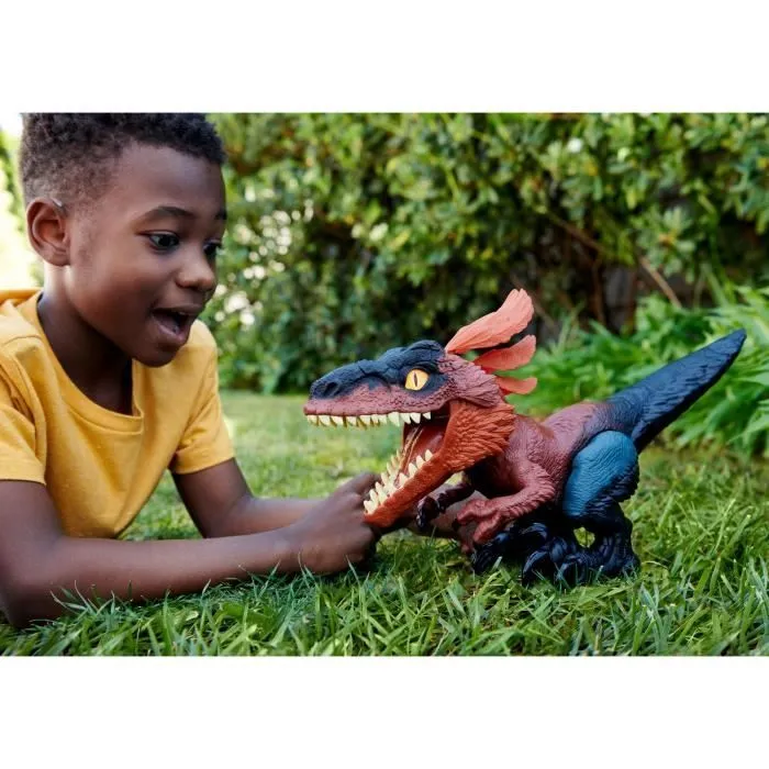 Jurassic World-Pyroraptor-Dinos en Liberté, interactif, 5 ans et plus GWD70-6