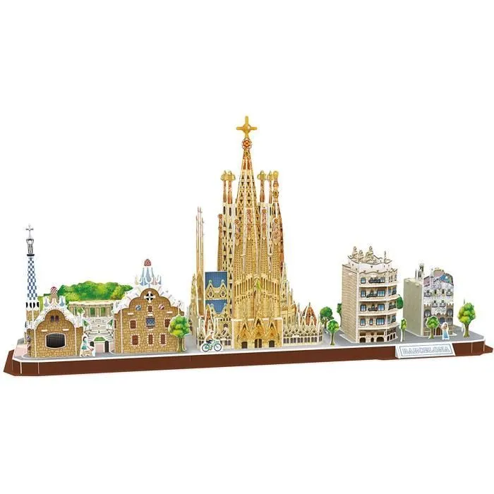 Puzzle 3D Barcelone - XTREM RAIDERS - Architecture et monument - Enfant - 170 min d'assemblage-2