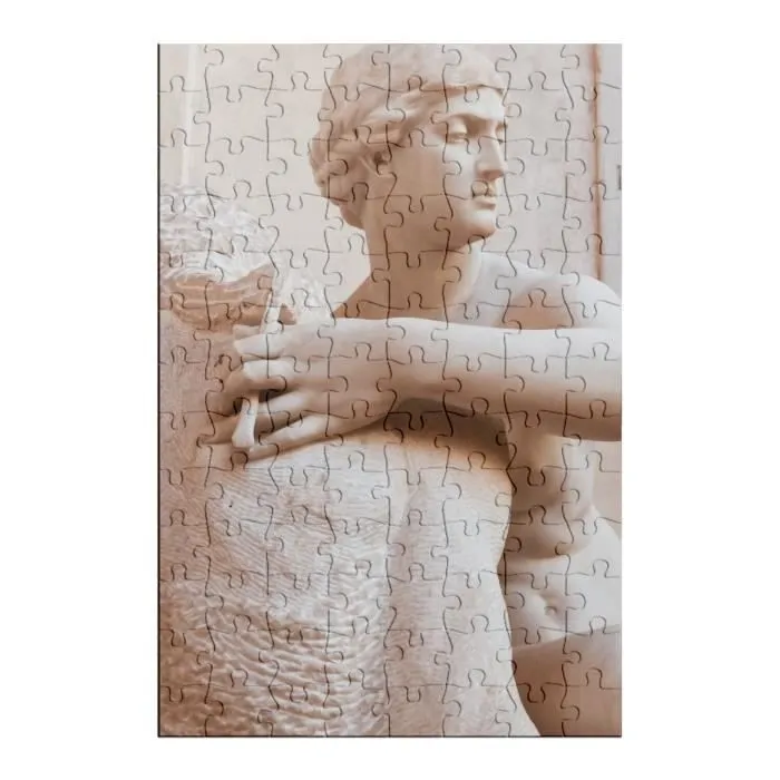 Puzzle Classique 100 pièces Statue de Marbre Femme Grec Sculpture-1