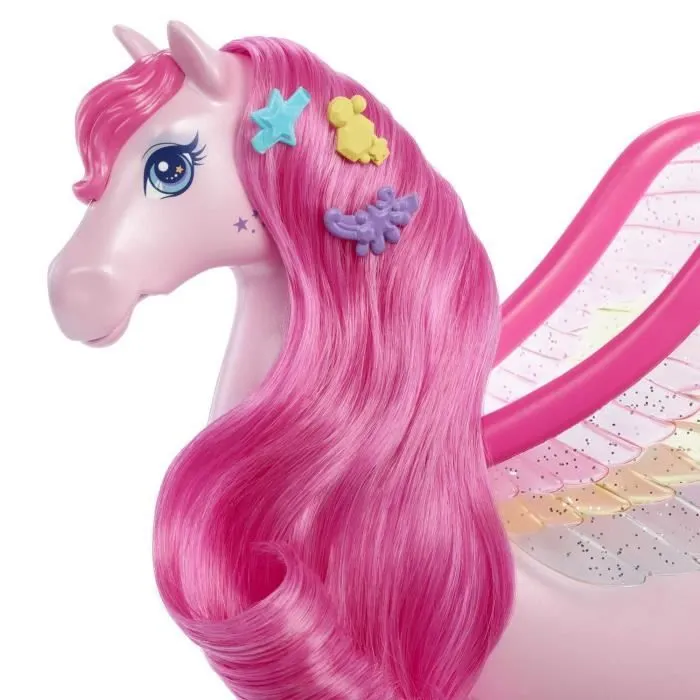 Barbie®-Pégase Rose Sons et Lumières-Coffret Barbie A Touch of Magic HLC40-3