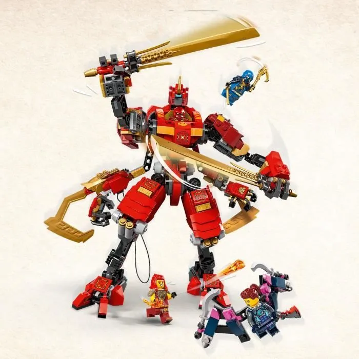 LEGO NINJAGO 71812 Le Robot Grimpeur Ninja de Kai, Set de Jeu d’Aventure pour Enfants-2