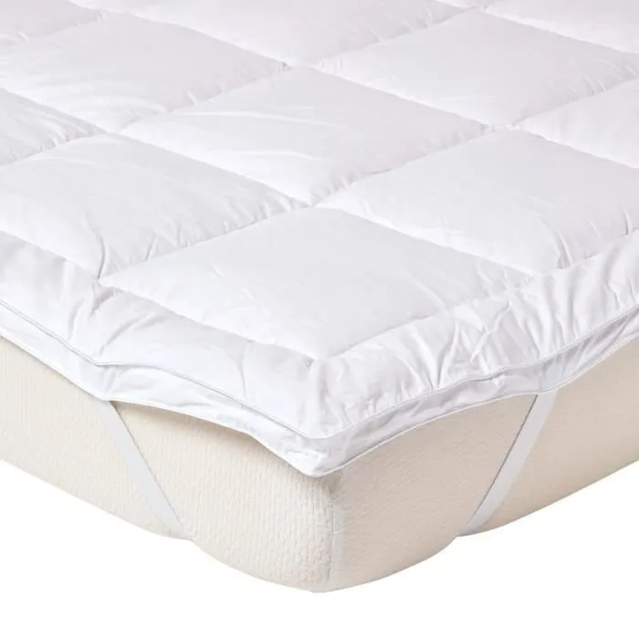 Surmatelas - Homescapes - 140 x 190 cm - Soie de Mûriers - Hypoallergénique - Thermorégulateur-0