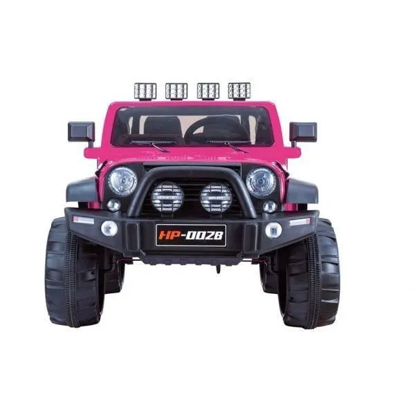 Voiture électrique 2 places 12V Mega Jeep Perfect III Rose - Pack Luxe-3
