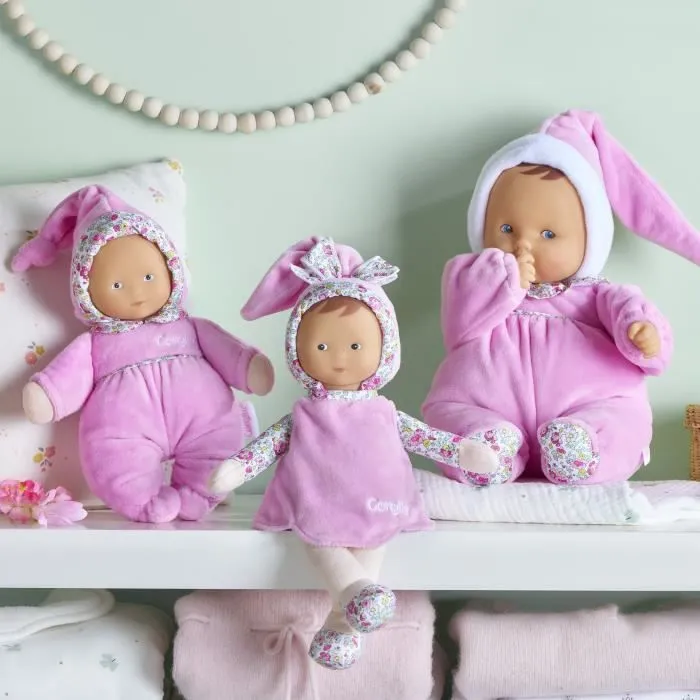 Mon Doudou COROLLE - Miss Rose Jardin en Fleurs - 25 cm - petite poupée - senteur de vanille - dès la naissance-3