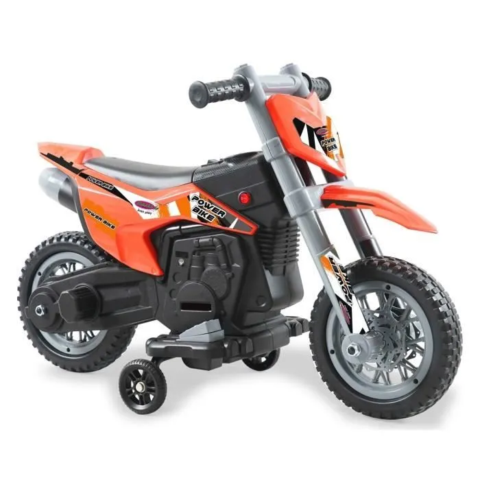 Moto électrique pour enfant - Jamara - Ride-On Power Bike Orange 6V - Mixte - 18 mois+ - Extérieur-1