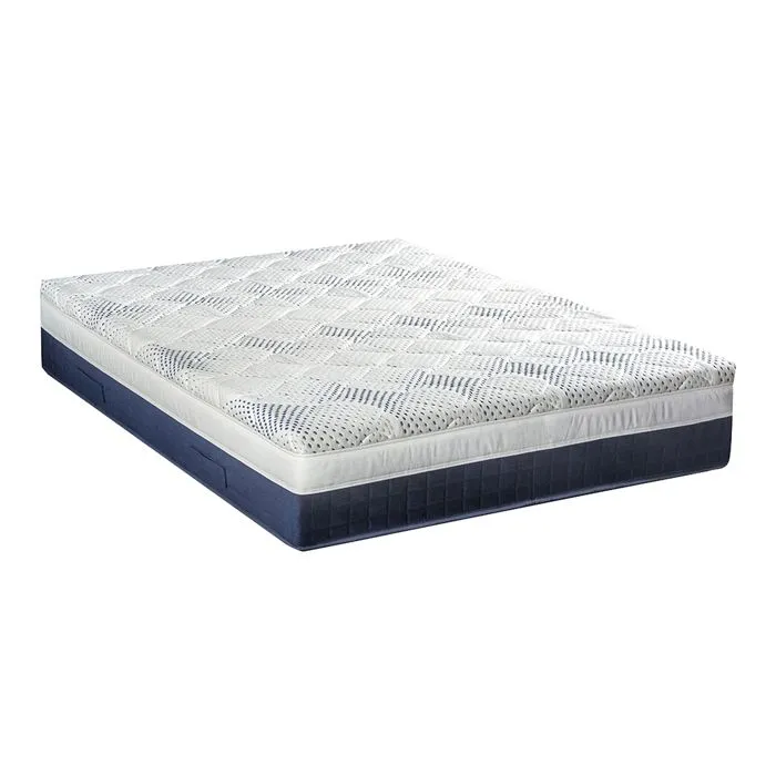 Pack Castellane 140x190 cm Matelas Mousse + Sommier Bois + Accessoires-1
