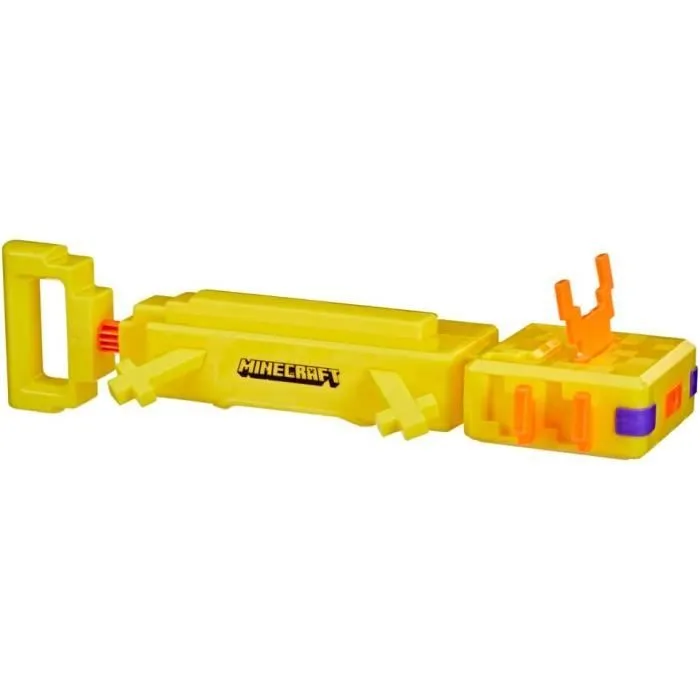 Nerf Super Soaker Minecraft, Blaster à Eau Axolotl avec branchies articulée-0