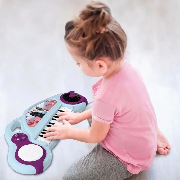 Piano électronique pour enfants La Reine des Neiges avec effets lumineux-2