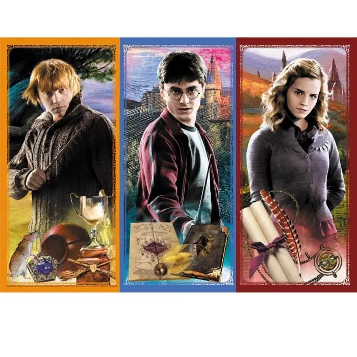 Puzzle 200 pièces - TREFL - Harry Potter - Dessins animés et BD - Age minimum 7 ans-0