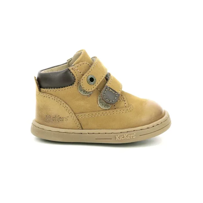 KICKERS Bottillons Tackeasy Camel marron-0