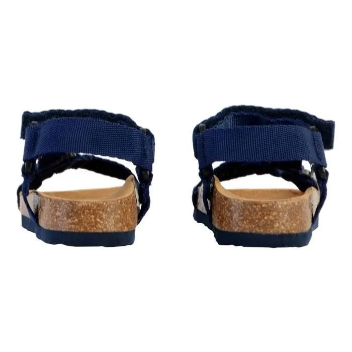Sandales enfant - Scholl - Monkey - Bleu Marine - Scratch - Confort exceptionnel-3