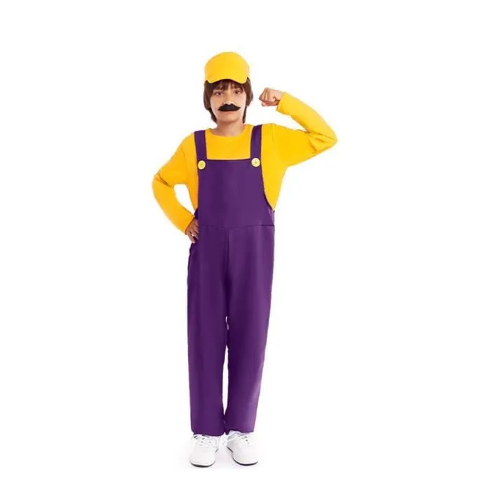 Partilandia Déguisement de plombier jaune garçon (3-4 ans)-0