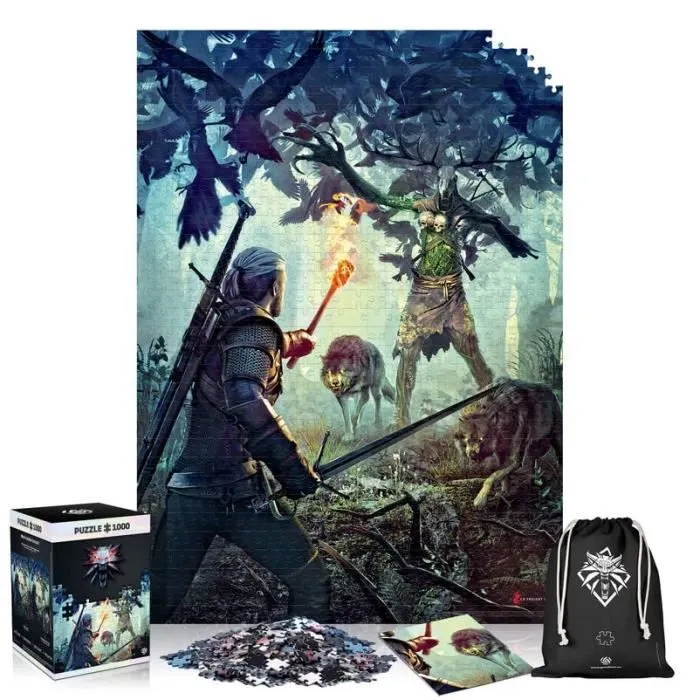 THE WITCHER 3: WILD HUNT LESHEN | PUZZLE 1000 PIÈCE | POSTER ET SAC CO-0