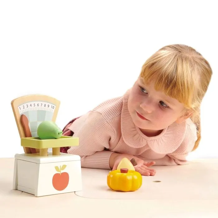 Tender Leaf Toys - Balance du marché en bois - DAM-3