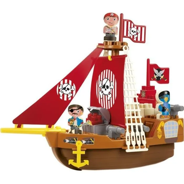 Bateau pirate - Jeu de construction - A partir de 18 mois - ABRICK-0