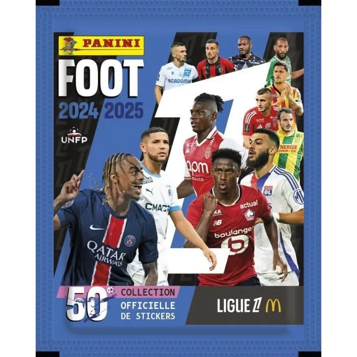 Boîte métal - PANINI - Foot Ligue 1 2024-2025 - McDonald's - 12 pochettes - 84 stickers-1