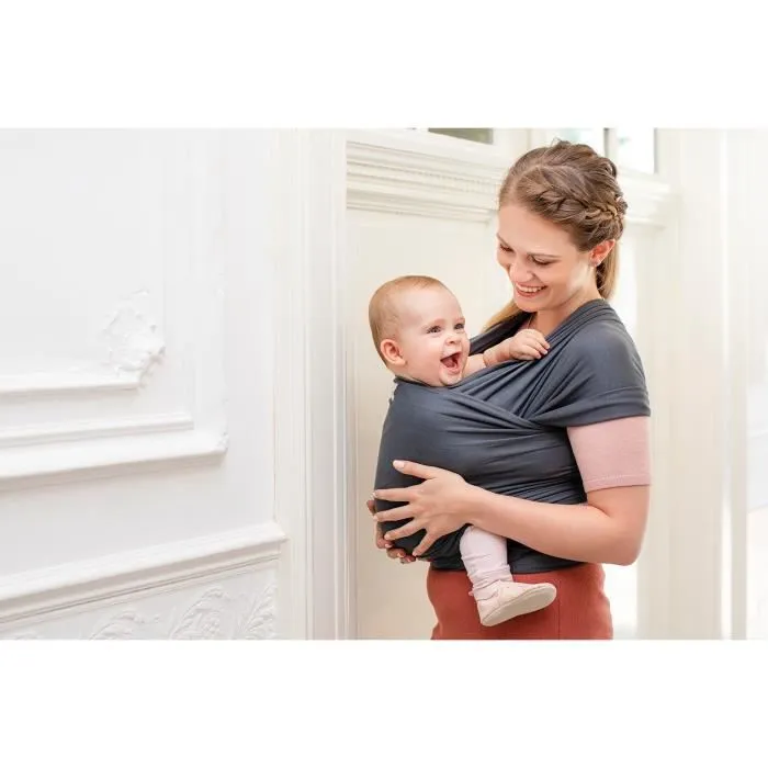 Écharpe De Portage - Babylonia Baby Carriers - Modèle TRICOT-SLEN En Bambou - Porte-Bébé Sans Noeud - 100% Coton Organique - 500 ...-2