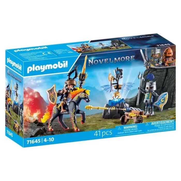 PLAYMOBIL 71645 Duel de chevaliers, Les chevaliers Novelmore, 41 pièces, Dès 4 ans-4