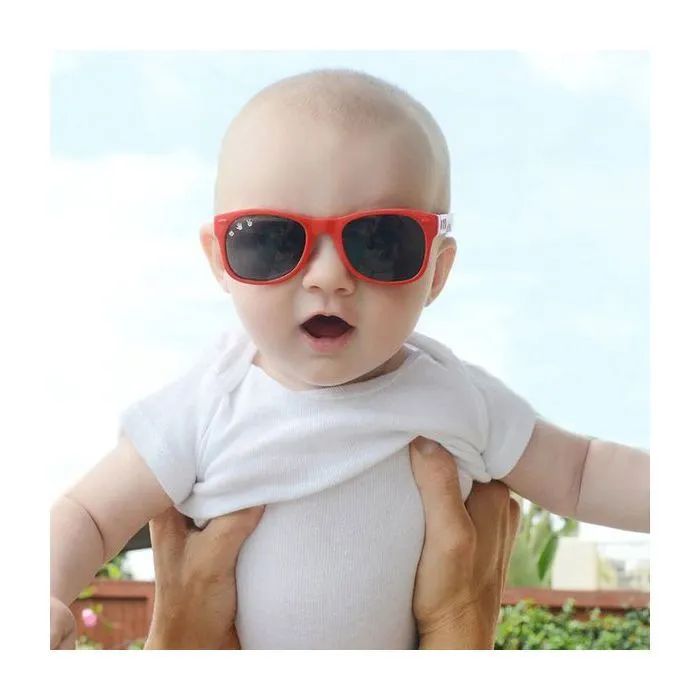 Lunettes de soleil enfant - Mcfly - Rouge - Anti-UV - Incassables - Fabriquées en Italie-0