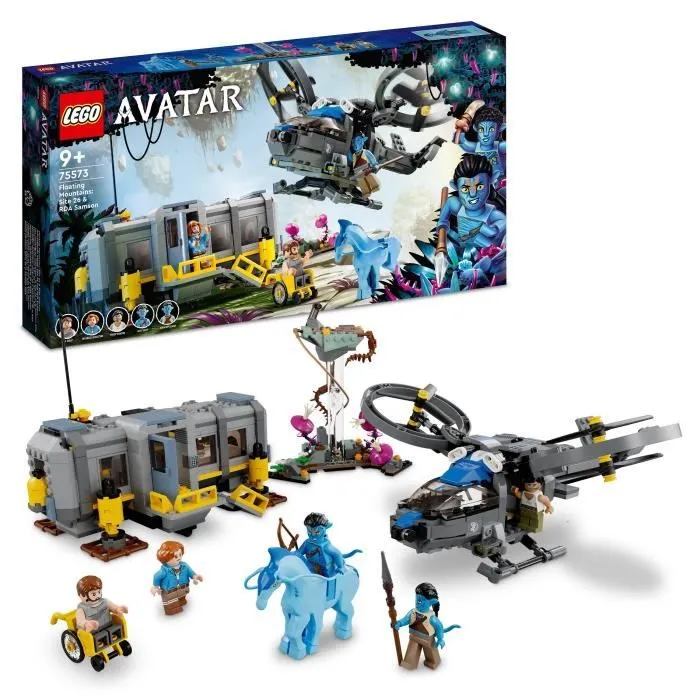 LEGO Avatar 75573 Les Montagnes Flottantes : le Secteur 26 et le Samson RDA, Jouet, Figurines-0