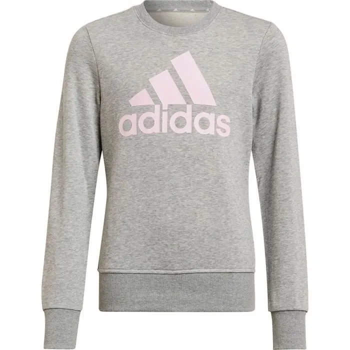 Sweat - adidas - G BL SWT - Gris - 8 Ans Fille - Manches longues-0