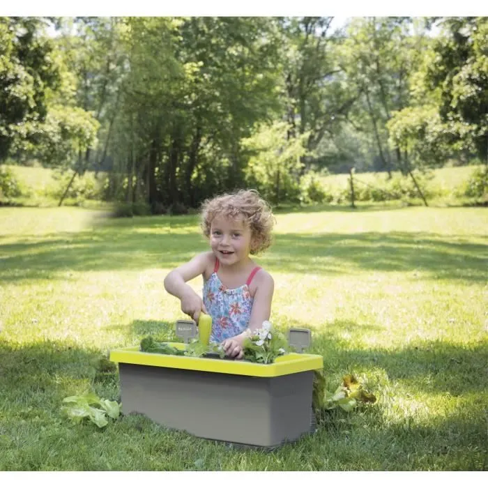 Jardinière Smoby Eden garnie 20L - Accessoires de jardinage et écriteaux-3