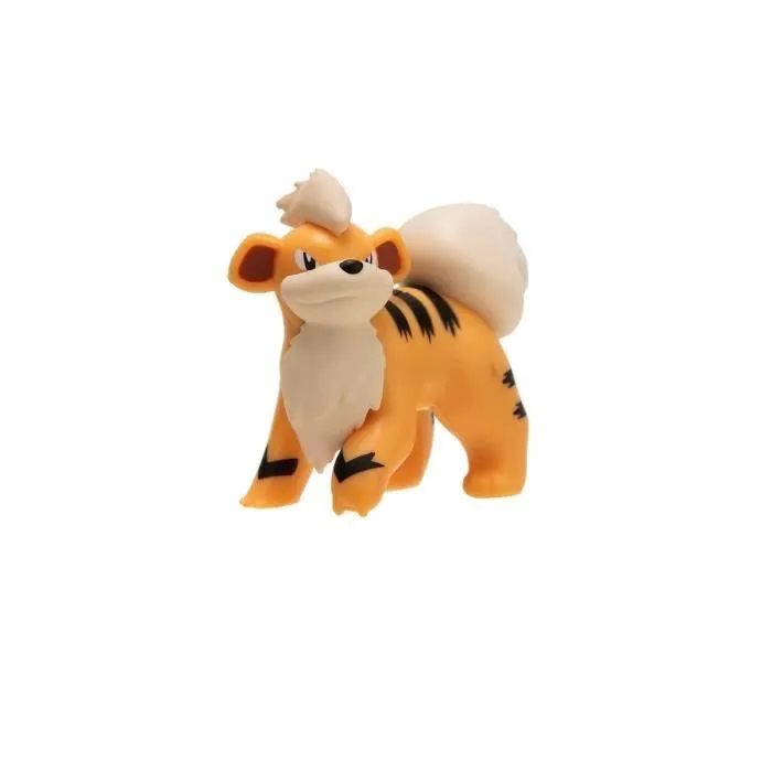 8 figurines Battle BANDAI - Pokémon - Pikachu, Evoli, Dratatin, Togepi, Caninos, Mimiqui, Raichu et Brutalibré-1