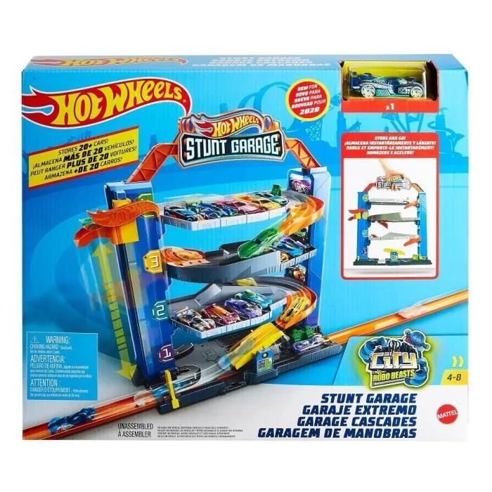 Garage Cascades Hot Wheels City - Hot Wheels - Circuit / Petite voiture - 4 ans et +-4