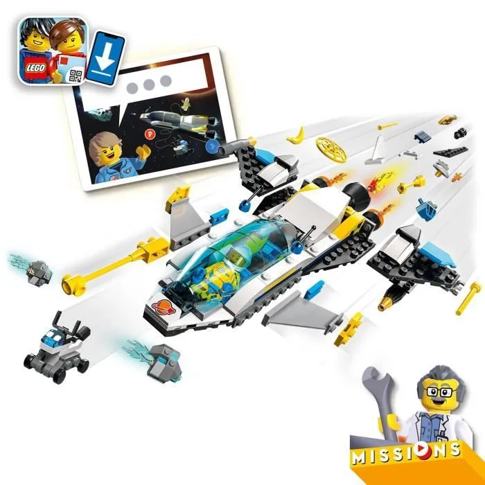 LEGO® City 60354 Missions d’Exploration Spatiale sur Mars, Jouet Construction Interactif-1