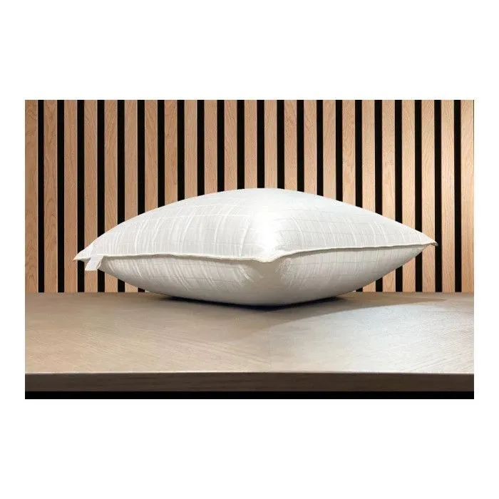 Oreiller "Microduv Fjord" Moelleux satinée à carreaux Lestra - Oreiller 50 x 70 cm-1
