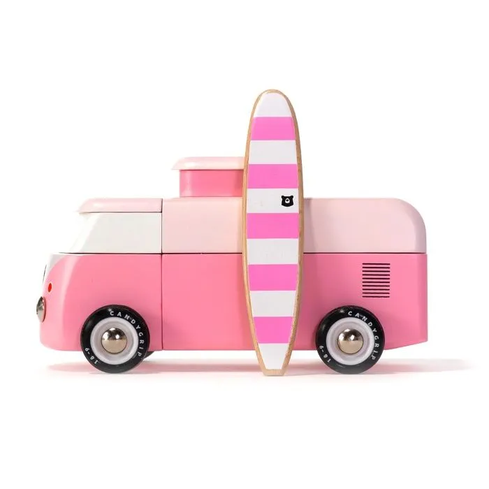 Candylab Toys - VW Beach Bus rose - DAM-0