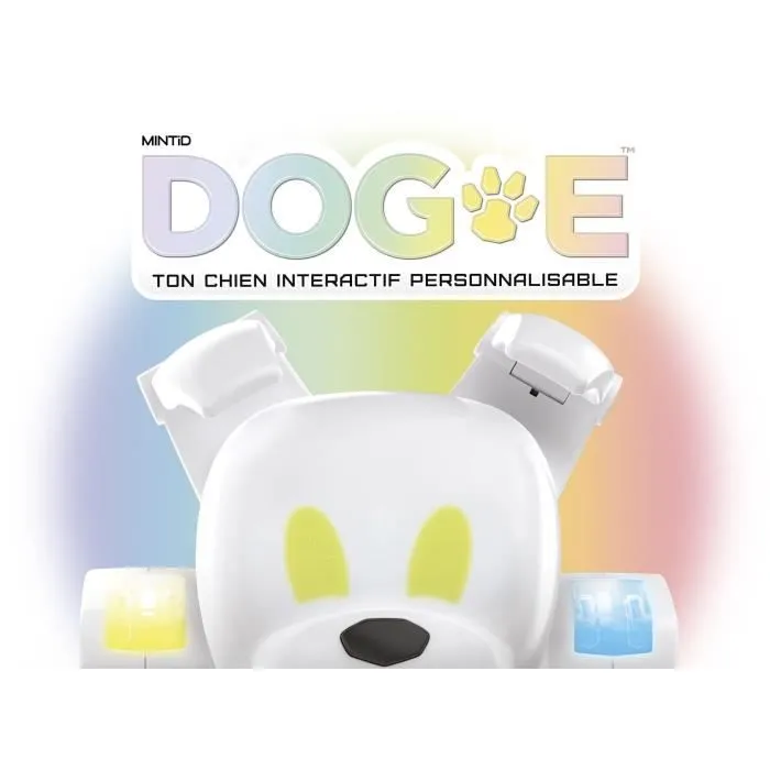 Robot chien interactif - LANSAY - DOG-E - Blanc - Pour enfant à partir de 6 ans - Batterie-4