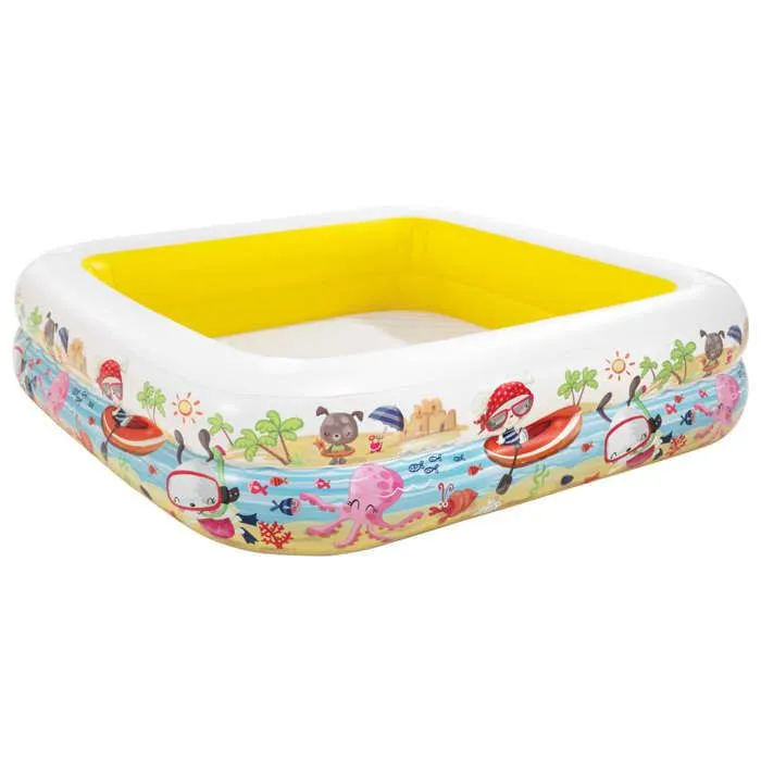 Intex Piscine à parasol gonflable 157x157x122 cm 92533-2