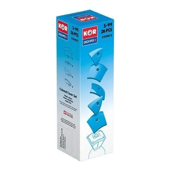 Jeu de construction magnétique - Geomag - KOR 2.0 P.299 - Bleu - Mixte - Enfant-0