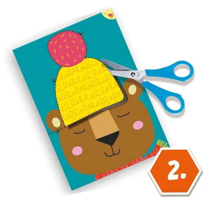 SES CREATIVE - J'apprends à découper - Ciseaux pour enfant sûrs - Multicolore-5
