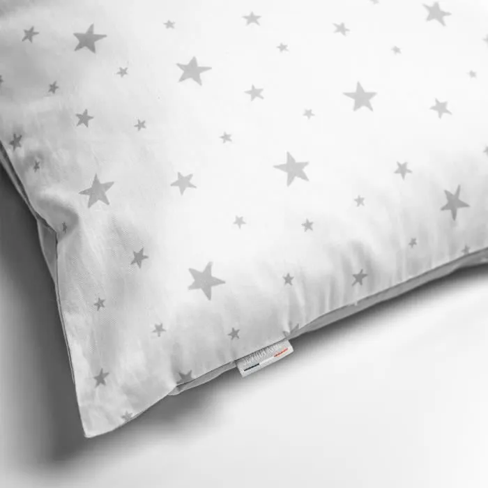 Taie d'oreiller bébé - SEVIRA KIDS - Stella - Coton réversible - 50x70 cm - Étoiles élégantes-2