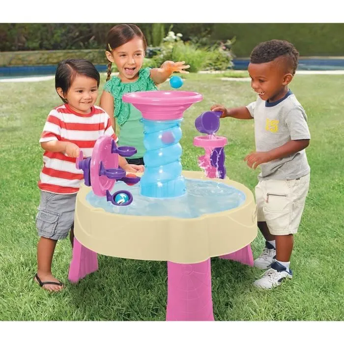 Little Tikes - Table de Jeux d'Eau Rose - Tornades Folles-1