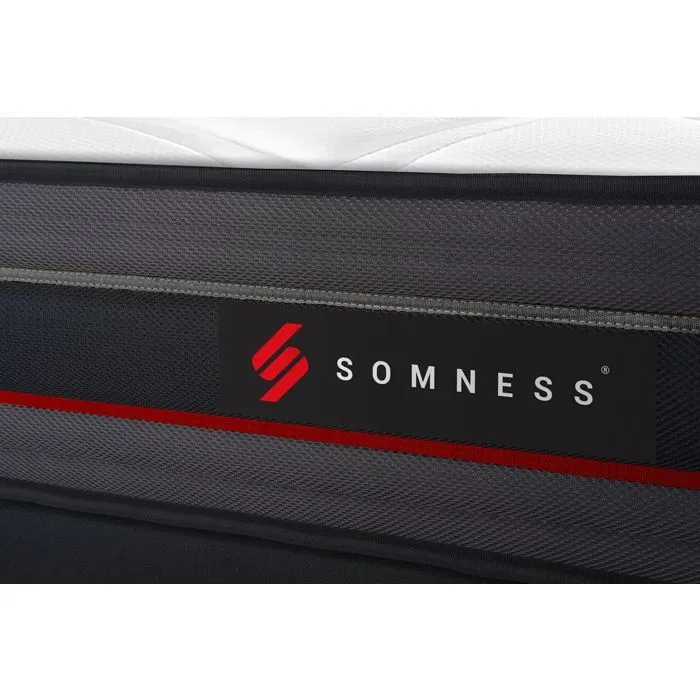 Ensemble matelas + sommier SOMNESS REGEN à mémoire de forme 90x200 cm noir-5