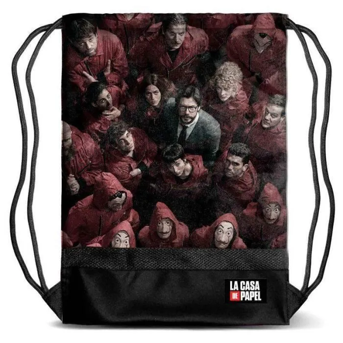 Sac à Dos - GEEK CULT - Money Heist Together - Noir - Style Geek - Pour Enfant-1