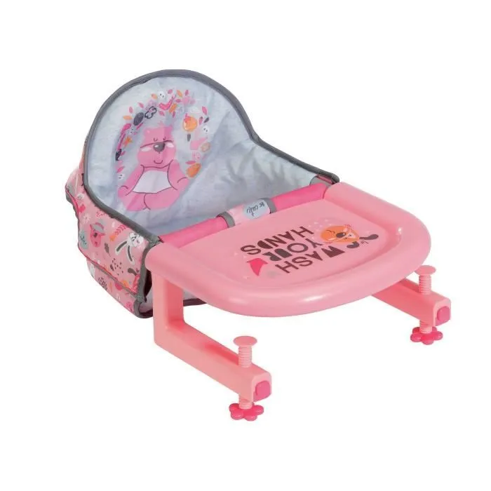 Chaise haute pour poupée - BABY BORN - BABY born Table Feeding Chair - Multicolore - Dès 3 ans - Jeu imaginatif-0